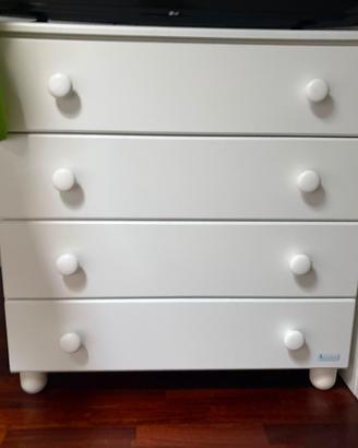 Settimino/Cassettiera linea azzurra