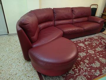 Divano XL Design Bordeaux + Isola mobile (3,20m)