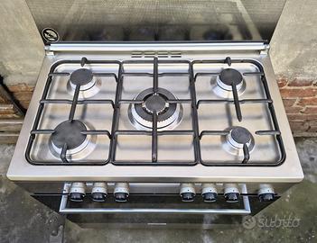 Cucina GAS GLEM 5 Fuochi e Forno Multifunzione 80