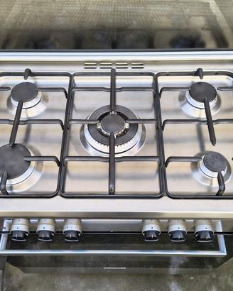 Cucina GAS GLEM 5 Fuochi e Forno Multifunzione 80