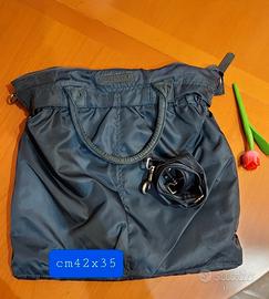 Borsa Woolrich blu nylon 