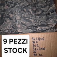 Stock Militare Giacca Army Mimetica Lotto US 