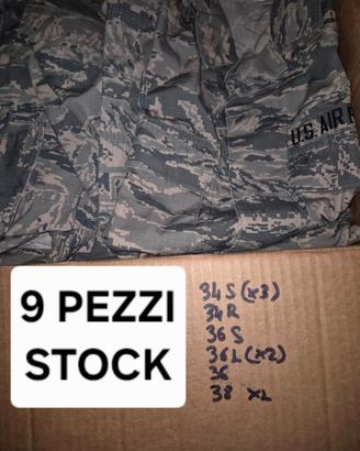 Stock Militare Giacca Army Mimetica Lotto US 