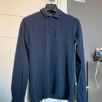 Polo maniche lunghe SUN68 blu scuro - Taglia M