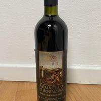 Bottiglia di Brunello di Montalcino anno 2001