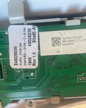 scheda elettronica per lavatrice Candy 43026238