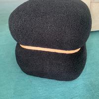 Pouf pecora nero