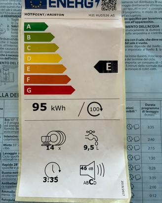 Lavastoviglie Hotpoint/Ariston