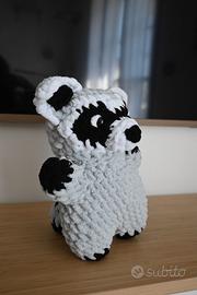 Procione peluche amigurumi