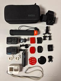 GoPro hero 9 e 10 black + acces. PREZZO TRATTABILE