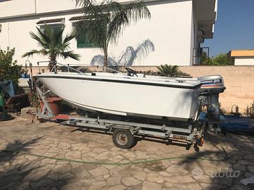 Barca,motore e carrello