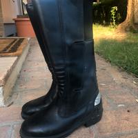 Stivali moto in pelle numero 45 PS