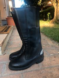 Stivali moto in pelle numero 45 PS