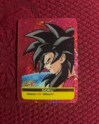 “Dragon Ball GT Lamincards Edibas 2007 R5 Goku”
