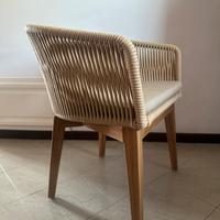 Poltrona in tek Point