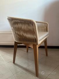 Poltrona in tek Point