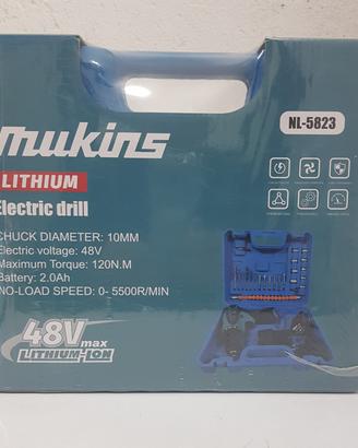 trapano avvitatore a batteria con accessori €35