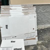 38 scatole usate da trasloco professionali