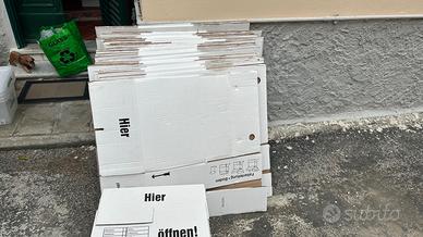 38 scatole usate da trasloco professionali