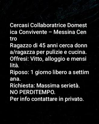 Collaboratrice Domestica
