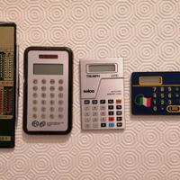 Quattro calcolatrici storiche