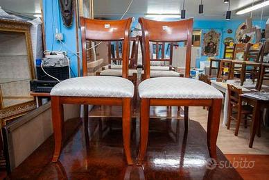 Sedie Classiche In Legno Imbottite – 24942