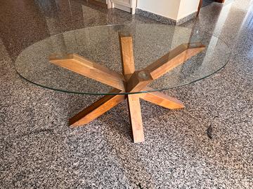 Tavolino soggiorno in vetro