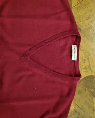 GILET ROSSO CHIARO JOHN WELLINGTON PURA LANA 52