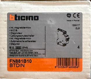 Interruttore magnetotermico BTicino