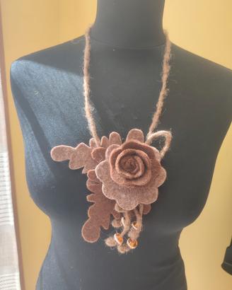 collana in feltro 