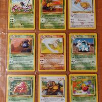 Lotto 27 Carte Pokémon Vintage Set Jungle 