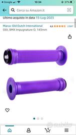 manopole odi per whellie bike/bmx colore viola