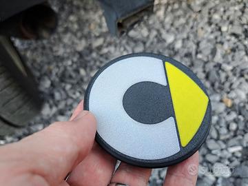 Coppia Tappi Coprimozzo Posteriore per Smart Fortw