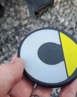 Coppia Tappi Coprimozzo Posteriore per Smart Fortw