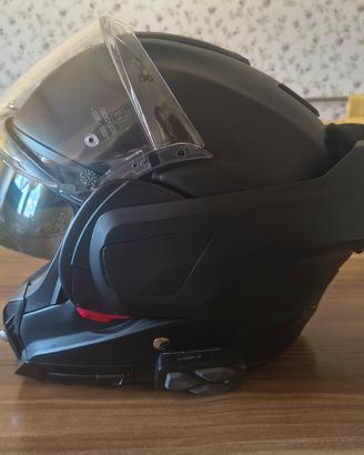Casco modulare HJC F100 tg M + interfono U-COM 3