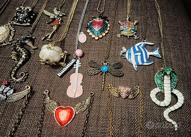 Lotto 30 Pezzi Collane + Ciondoli 2,50 EURO L'UNA