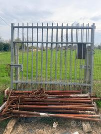 Cancello zincato alto 2.20m per 4.50 di larghezza