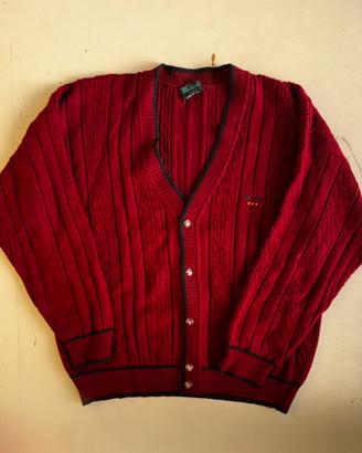 cardigan rosso