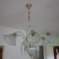 LAMPADARIO IN VETRO MURANO