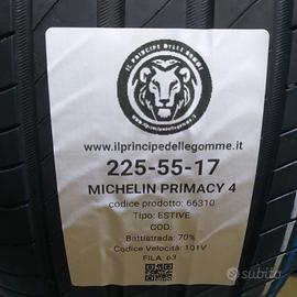 2 GOMME 225 55 17 MICHELIN A66310