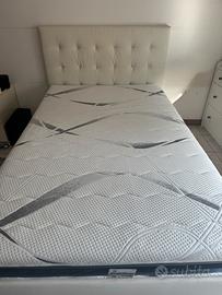 Letto 1piazza e mezza con materasso e rete