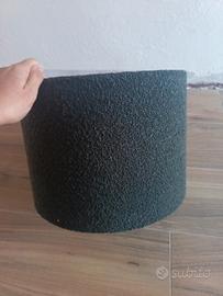 paralume nero  con etichetta diametro 36 cm