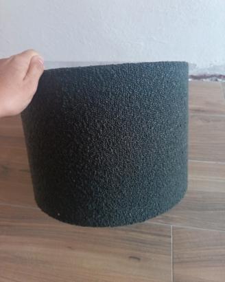 paralume nero  con etichetta diametro 36 cm
