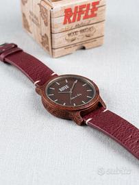 Orologio Rifle Legno