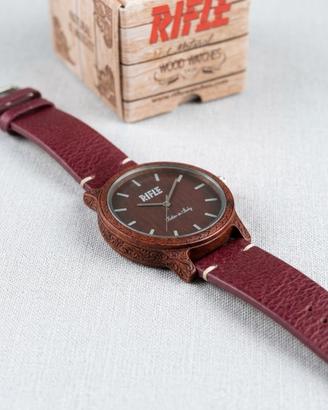 Orologio Rifle Legno