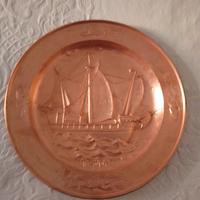 piatto in rame "Santa Maria"