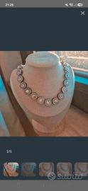 Collana Gioiello con Zirconi luminosi