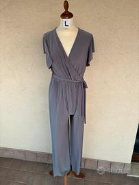 Vestito donna, tuta elasticizzata, taglia L