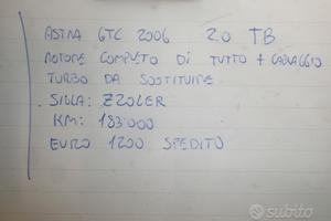 Motore opel astra gtc 2.0tb tipo z20ler