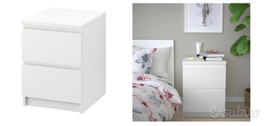 Cassettiera con 2 cassetti, bianco IKEA